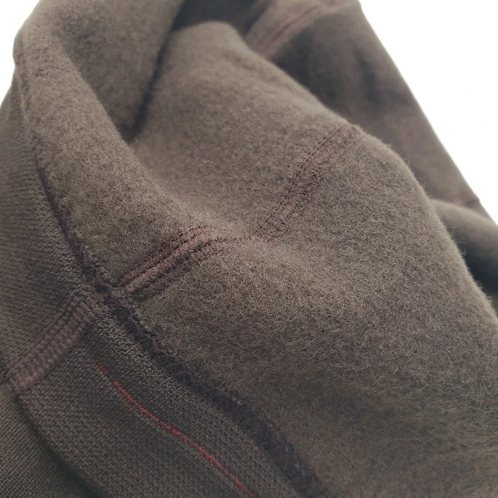 Brown Fleece Lined Tights Tall Espresso B.ella Thermo Cozy Winter Warm Footed T